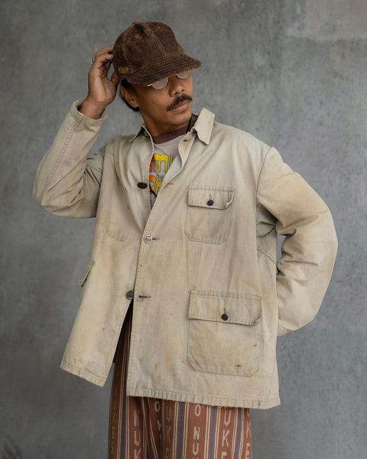 50's French Chasse Hunting Jacket [L]