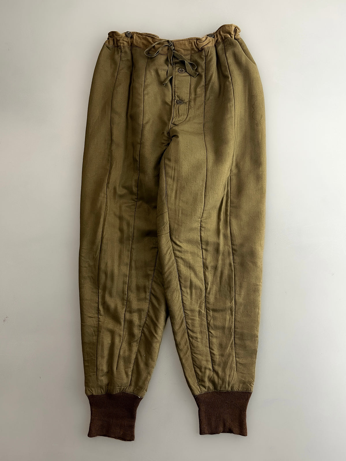 1960's Czech Army Quilted Trousers [28"-34"]