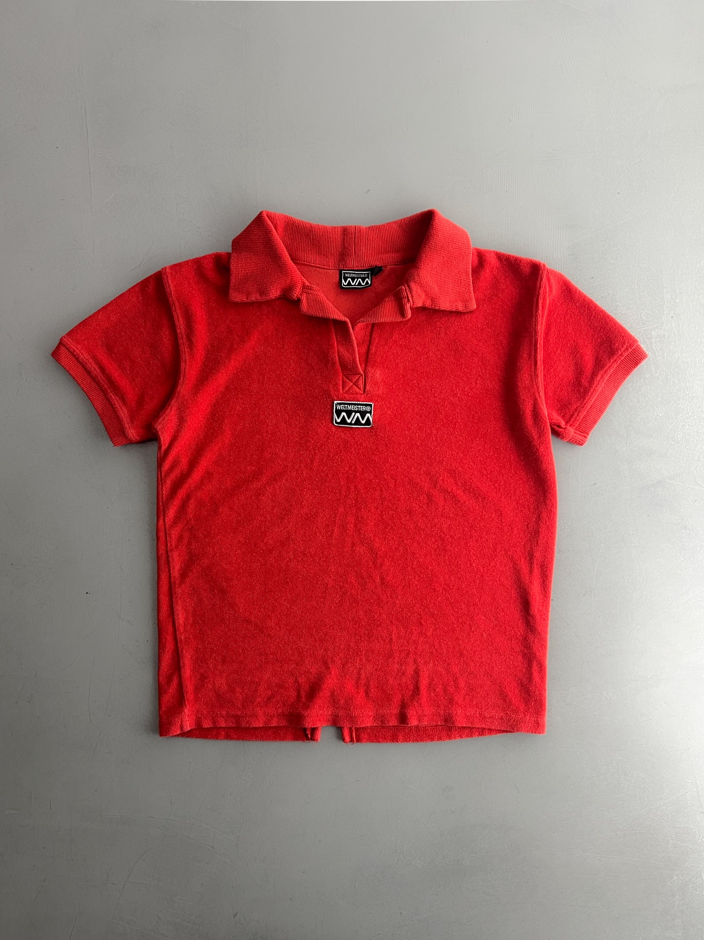 1970's Terry Towelling Polo Shirt [XS]