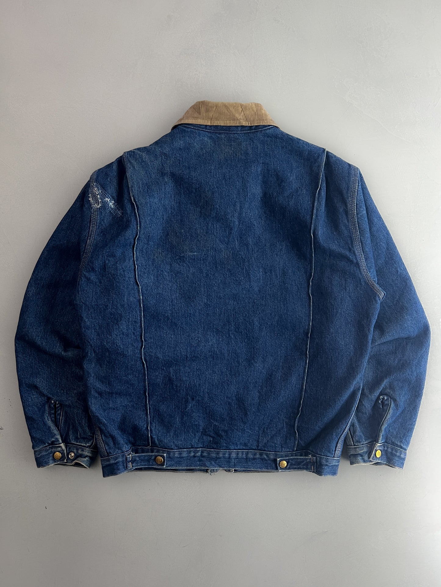 Quilt Lined Dickies Denim Work Jacket [L]