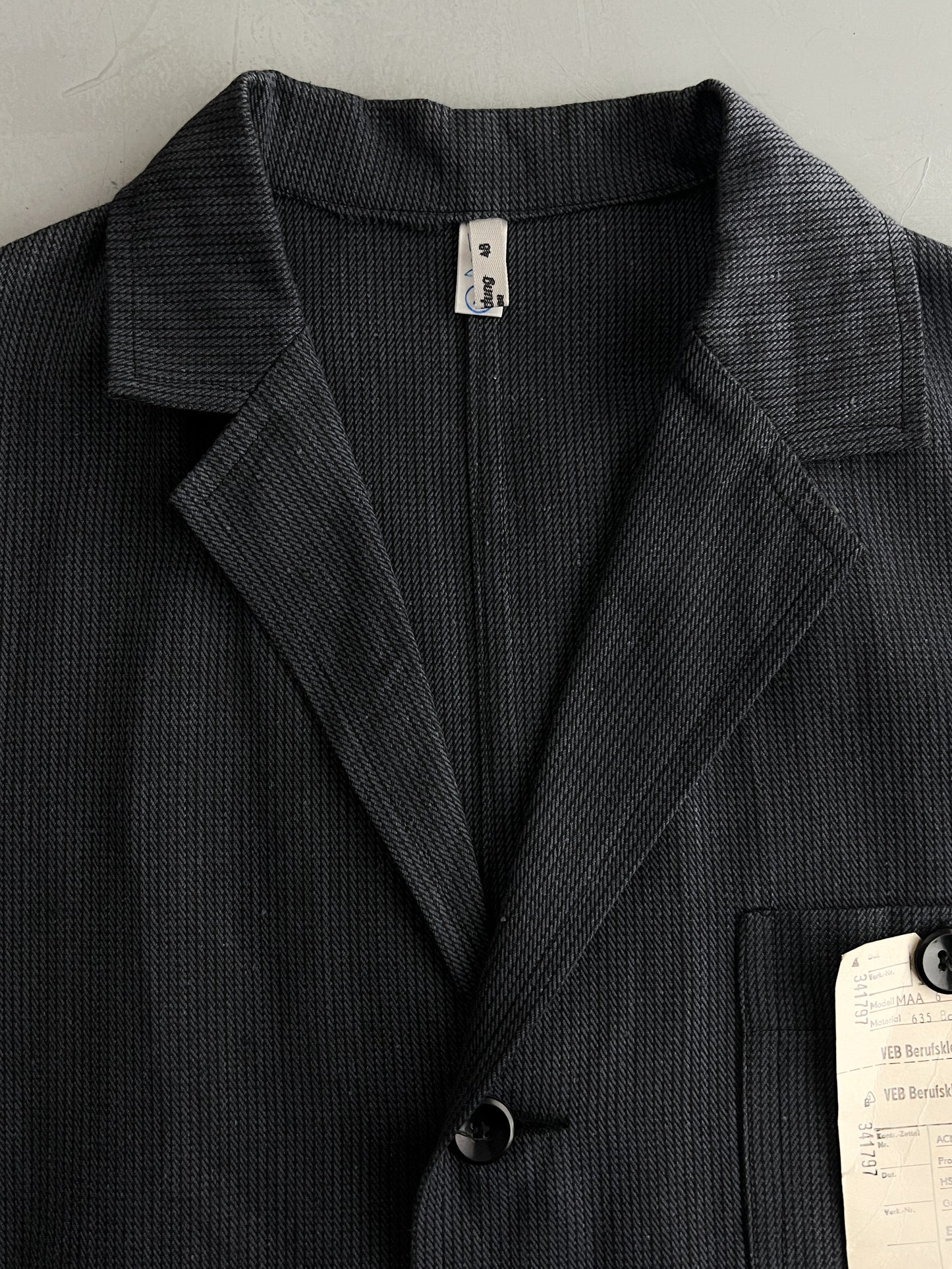Deadstock Euro Salt & Pepper Work Jacket [M/L]