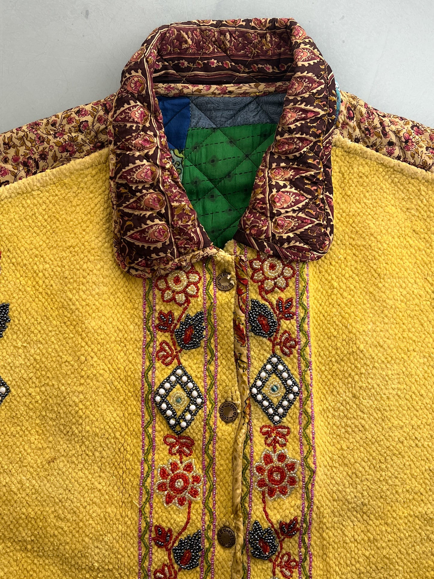 1970's Beaded Folk Vest [M/L]