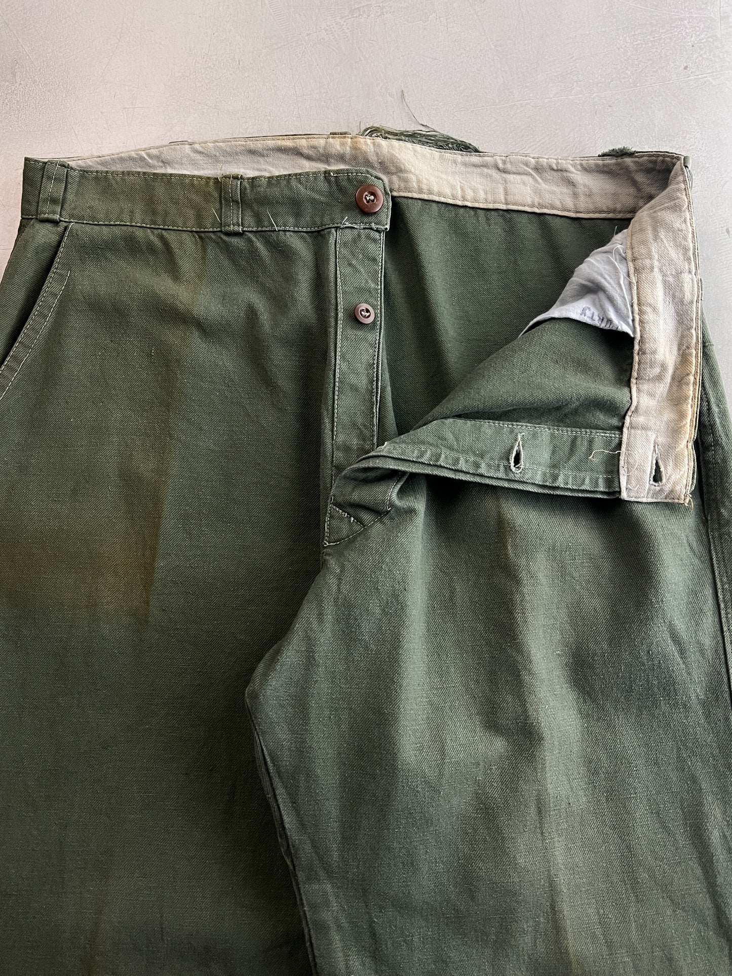Faded French Work Pants [36"]