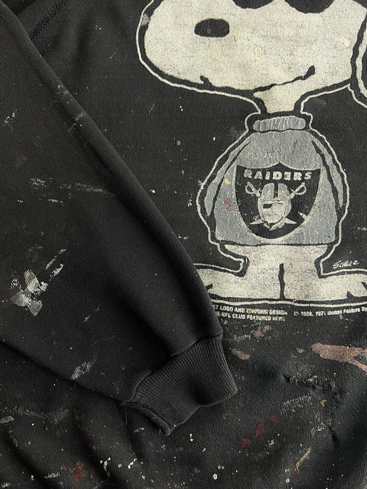 Thrashed 80's Snoopy/Raiders Sweatshirt [M/L]