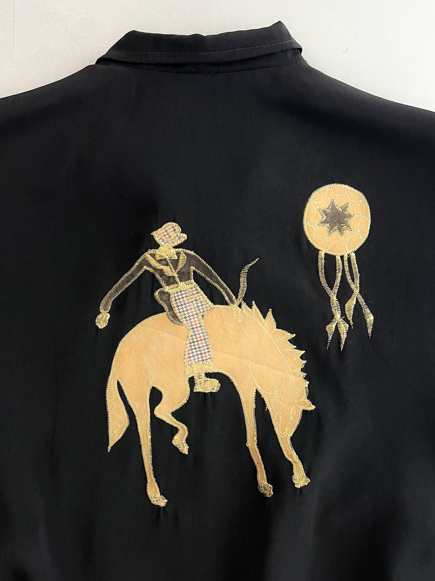 South Western Silk Embroidered Jacket [M/L]