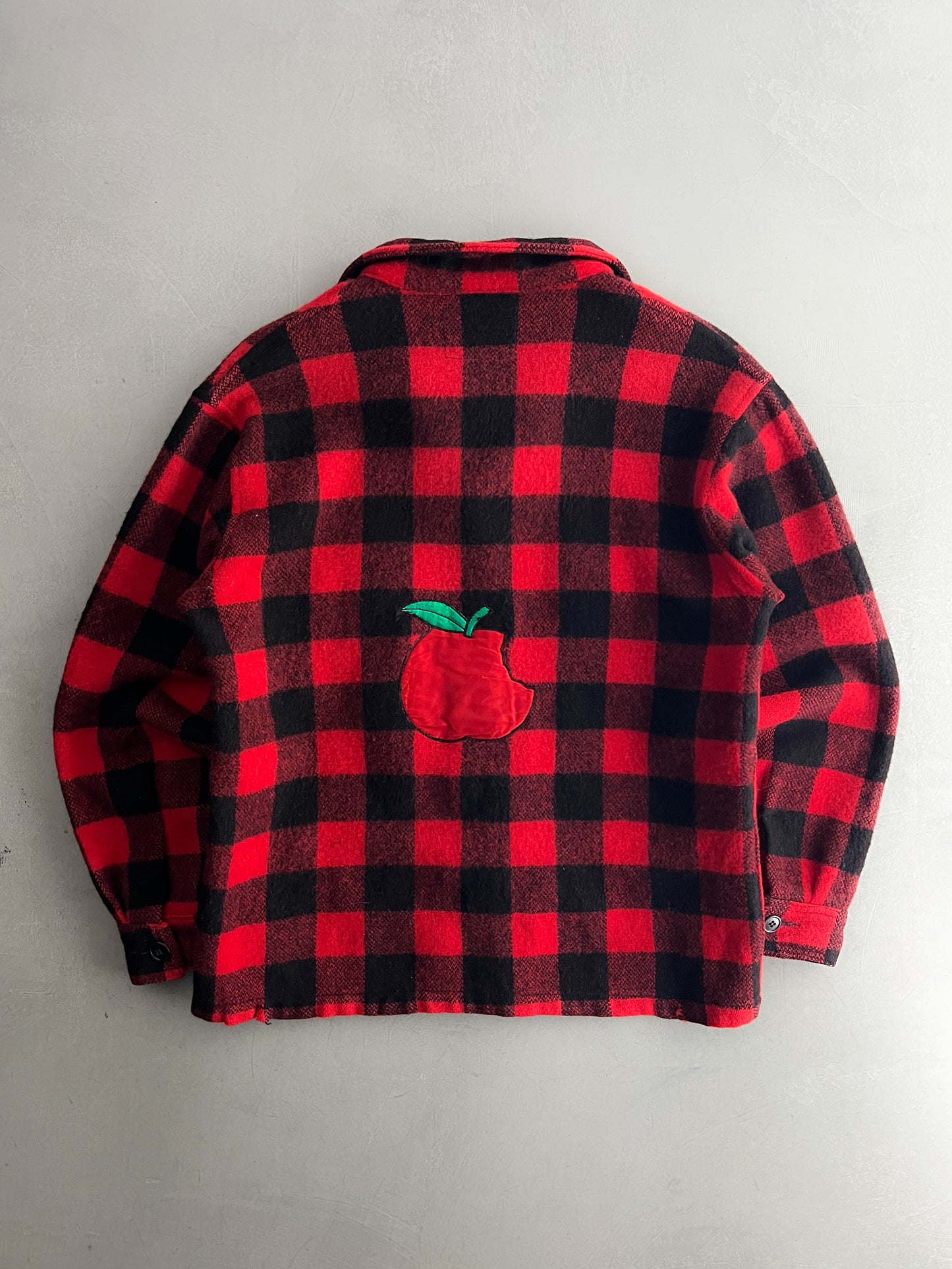 1960's Buffalo Check Wool "Apple" Shirt [M]