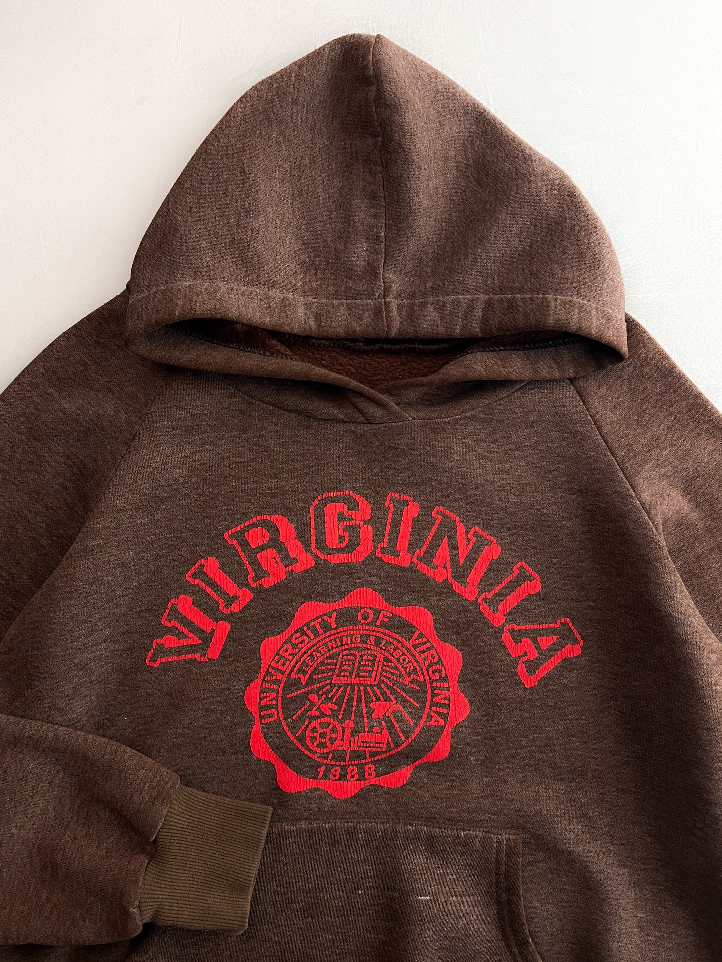 1970's University Of Virginia Raglan Hoodie [S]