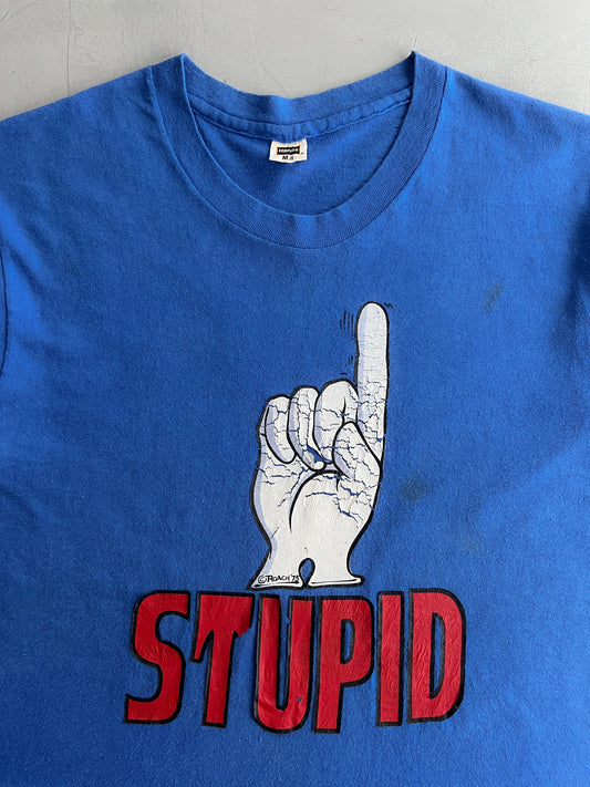 1970's I'm Stupid Tee [S/M]