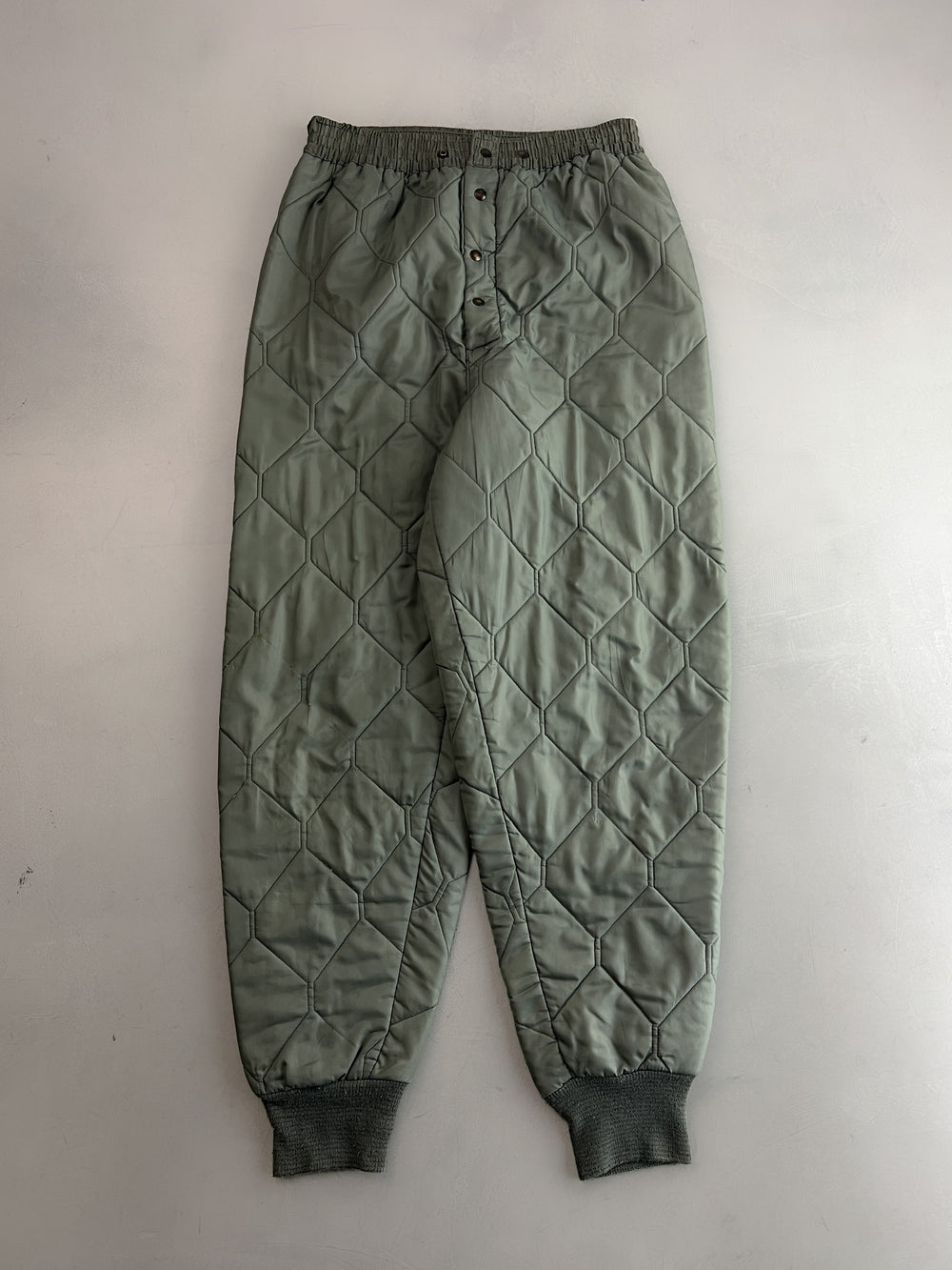 70's/80's Quilted Liner Pants [28"]