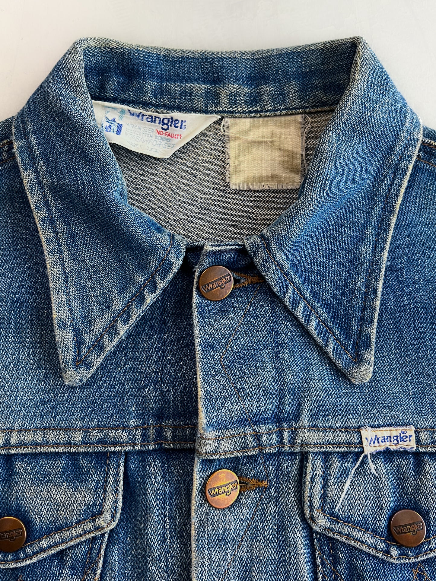 1970's Wrangler Cut Off Denim Vest [XS]
