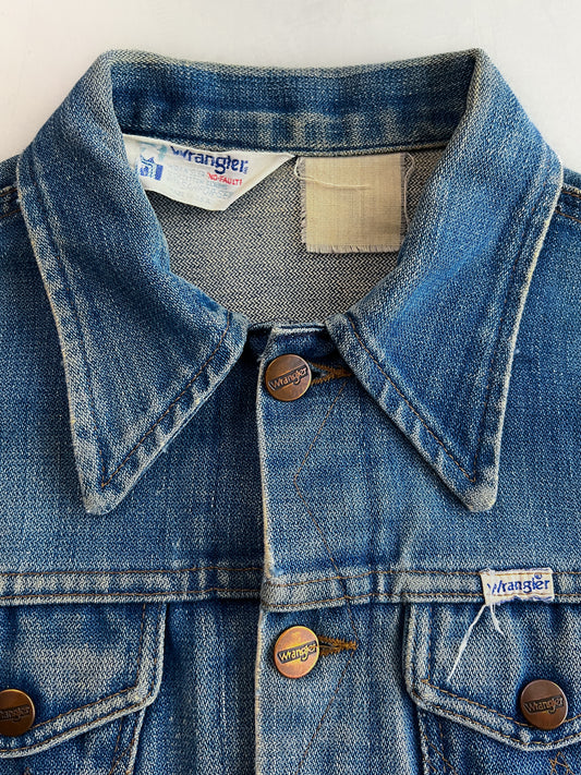 1970's Wrangler Cut Off Denim Vest [XS]
