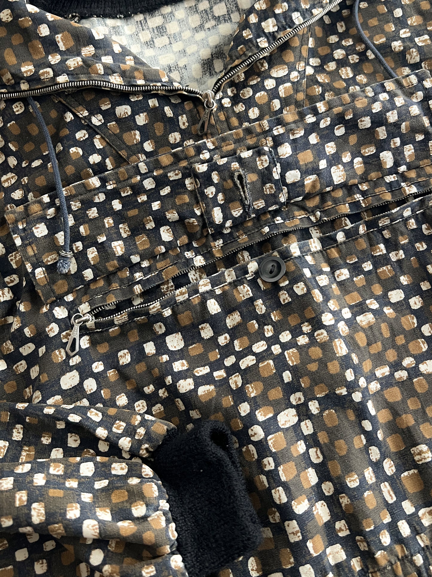 1980's Patterned Alpine Anorak [L]