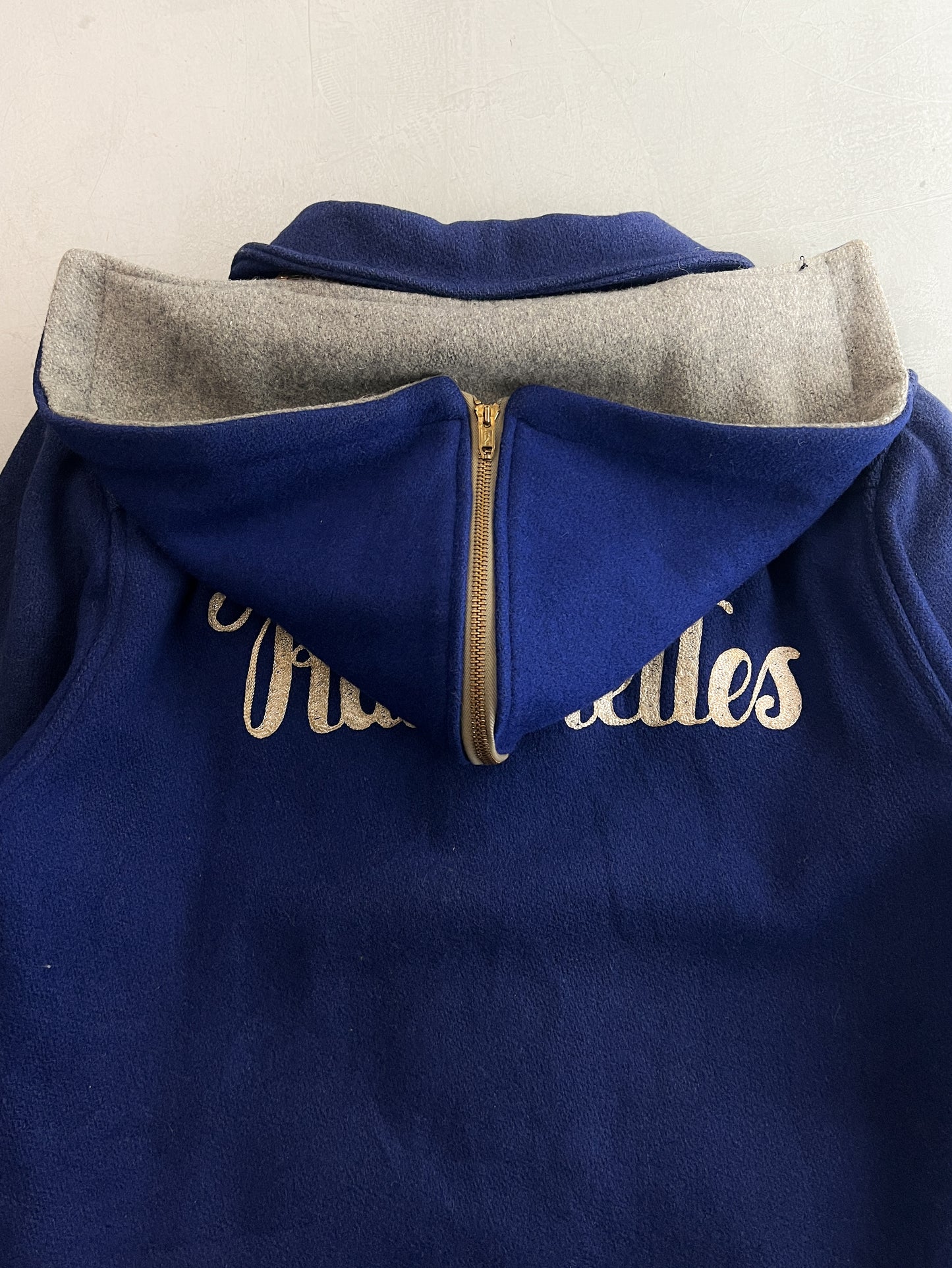 1960's Raiderette's Chainstitch Varsity Jacket [Women's S]