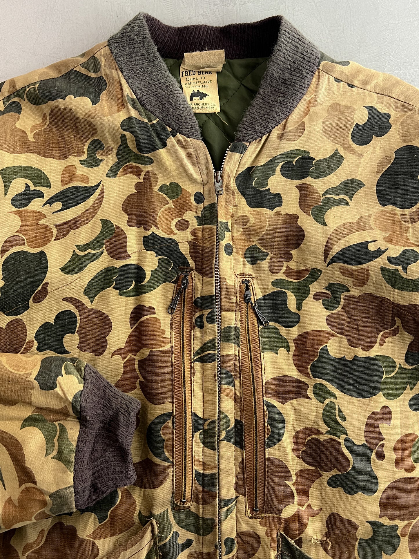 Fred Bear Duck Camo Hunting Jacket [M/L]
