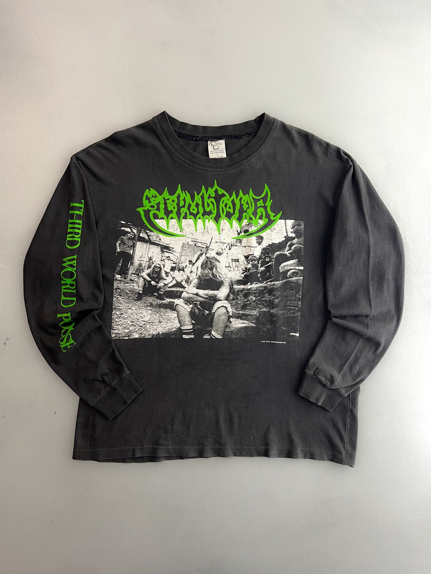 '92 Sepultura "Third World Posse" Long Sleeve Tee [L]