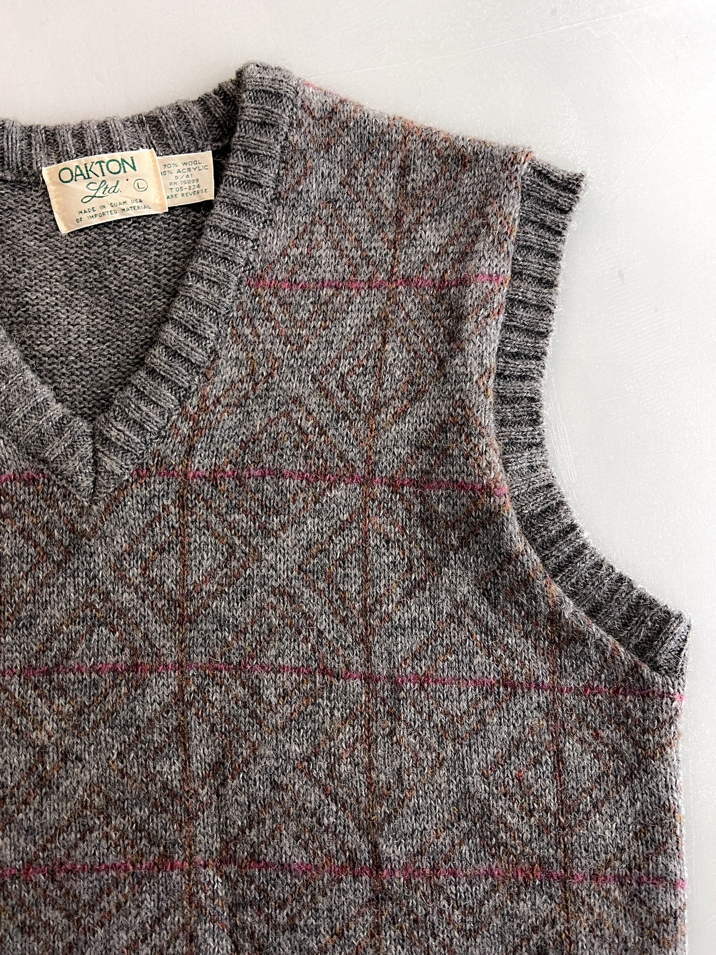 1960's Oakton Ltd Knit Vest [M/L]