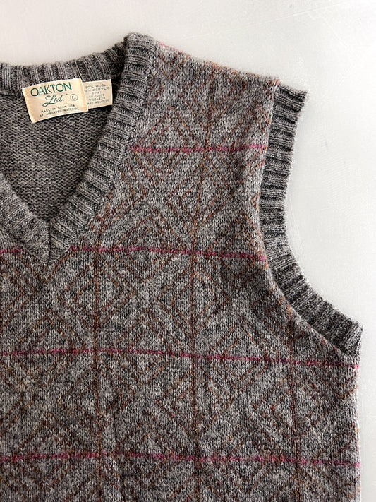 1960's Oakton Ltd Knit Vest [M/L]