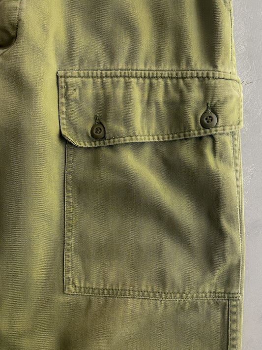 70's Aus Army Cargo Pants [32"]
