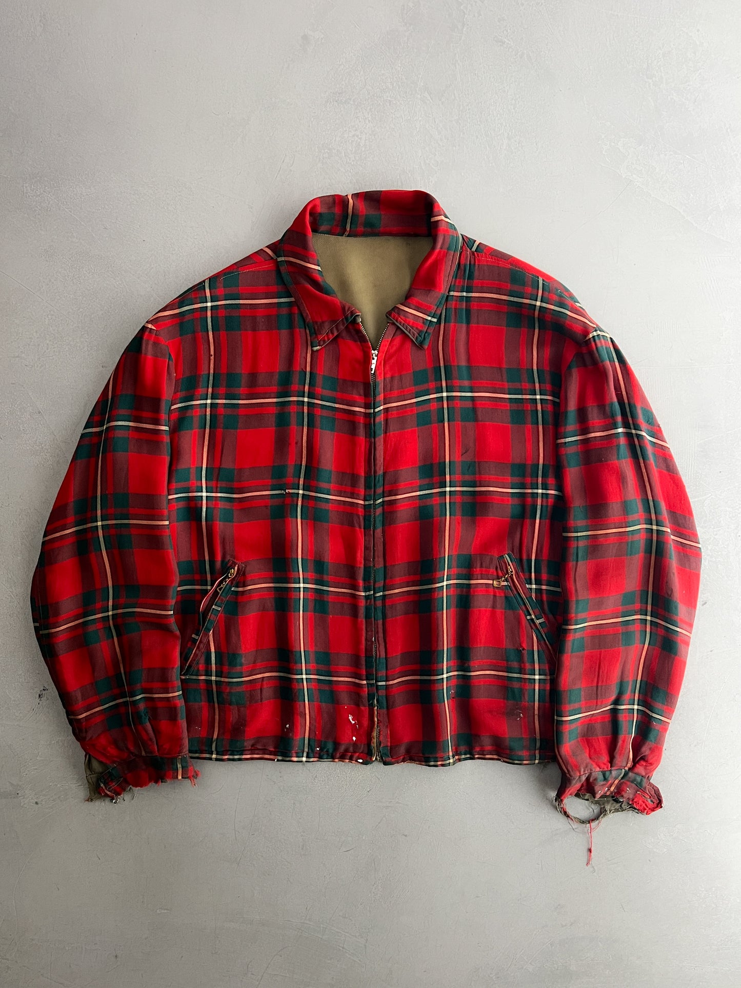 Thrashed 60's Reversible Gab Jacket [XL]