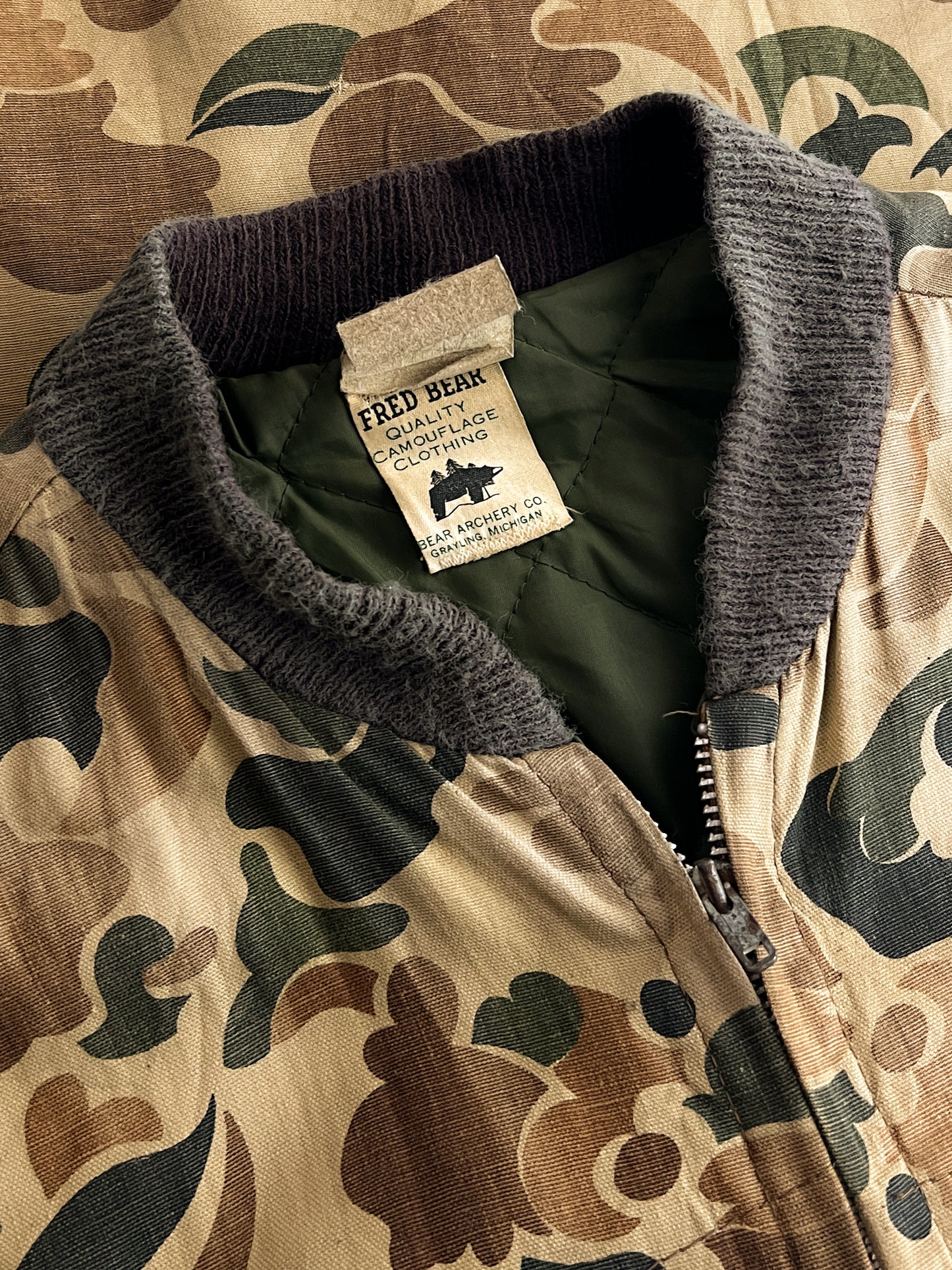 Fred Bear Duck Camo Hunting Jacket [M/L]