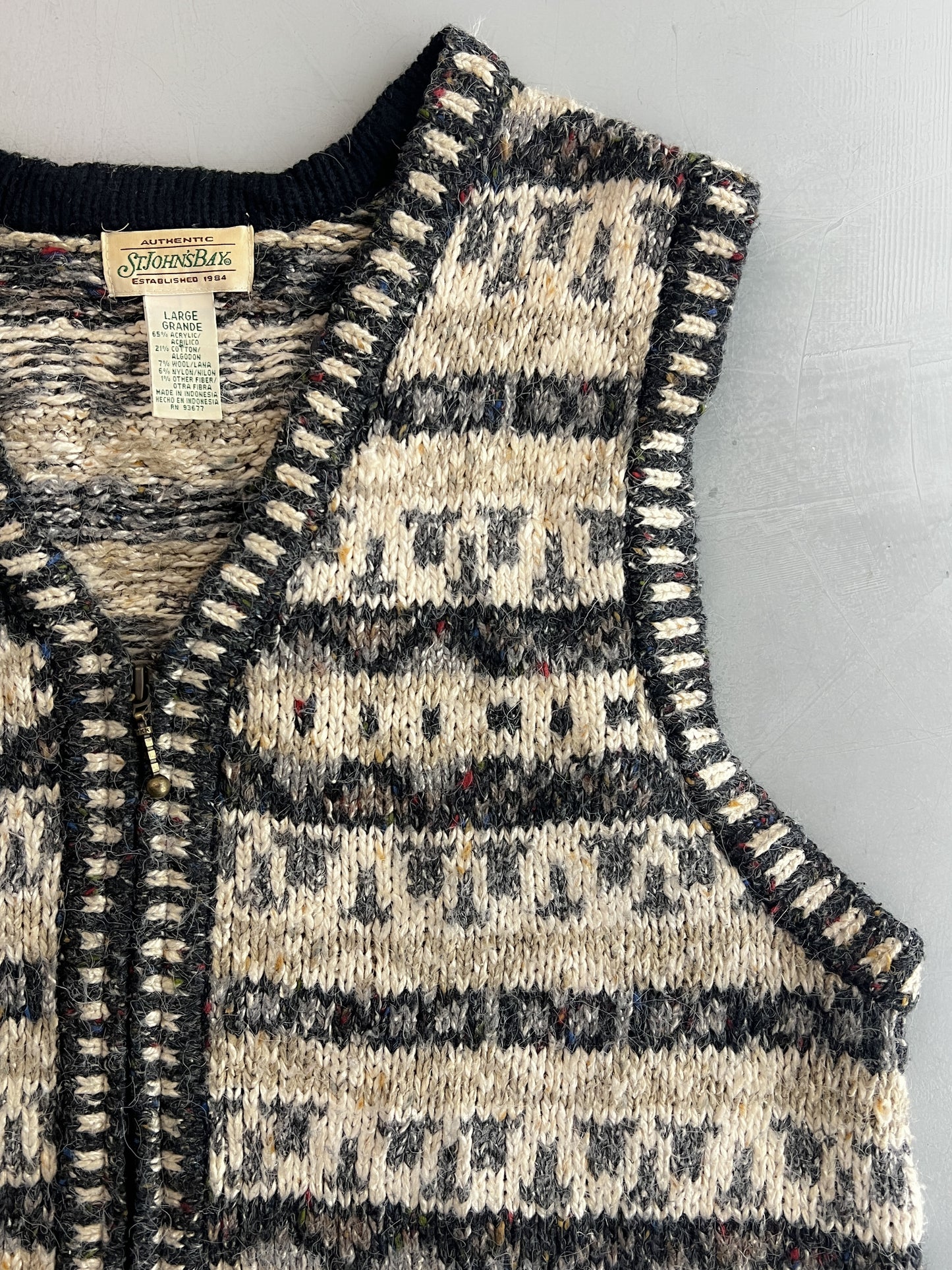 St Johns Bay Knit Vest [M/L]