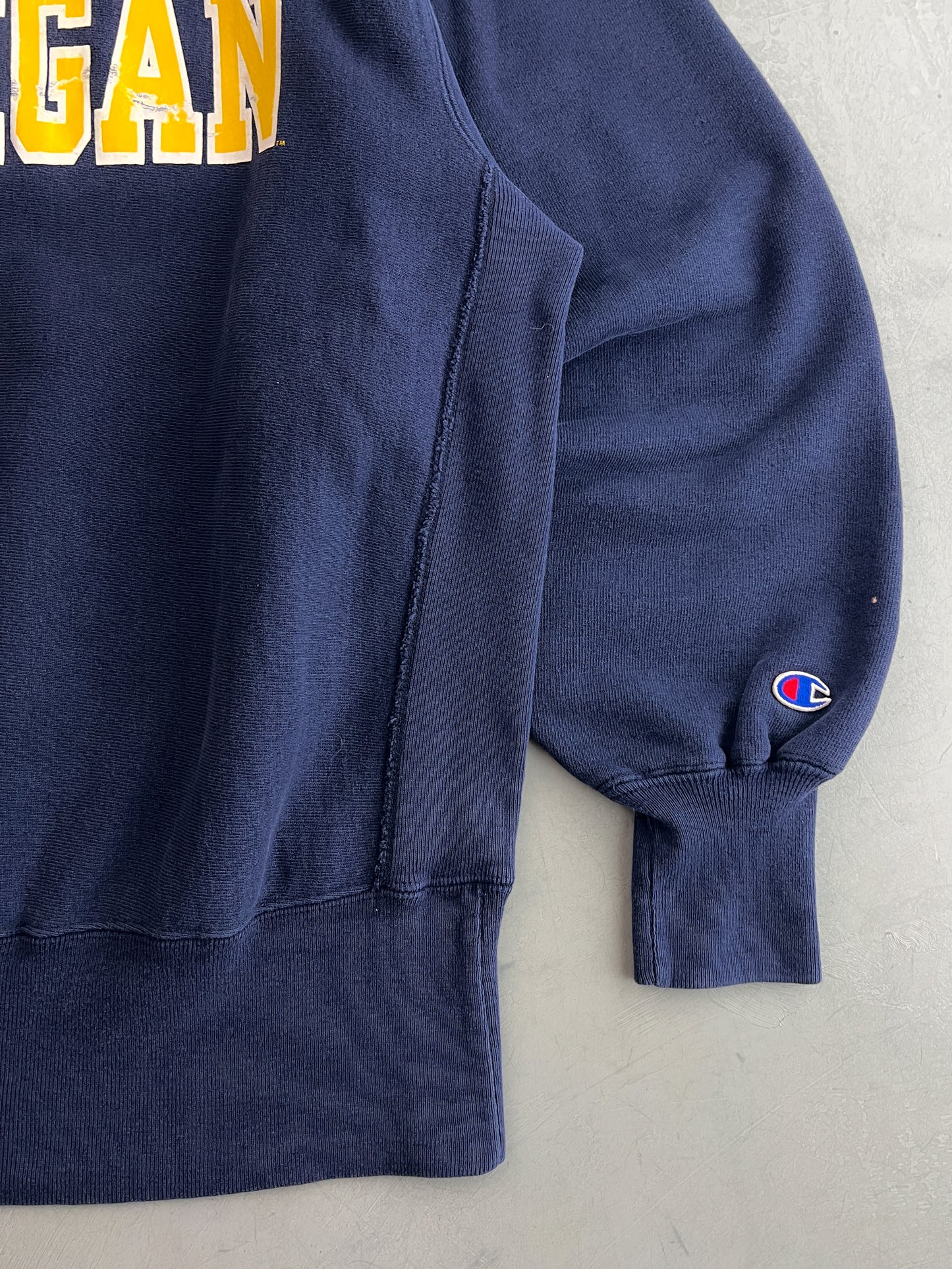 Made in USA Champion Reverse Weave Michigan Sweatshirt [L]
