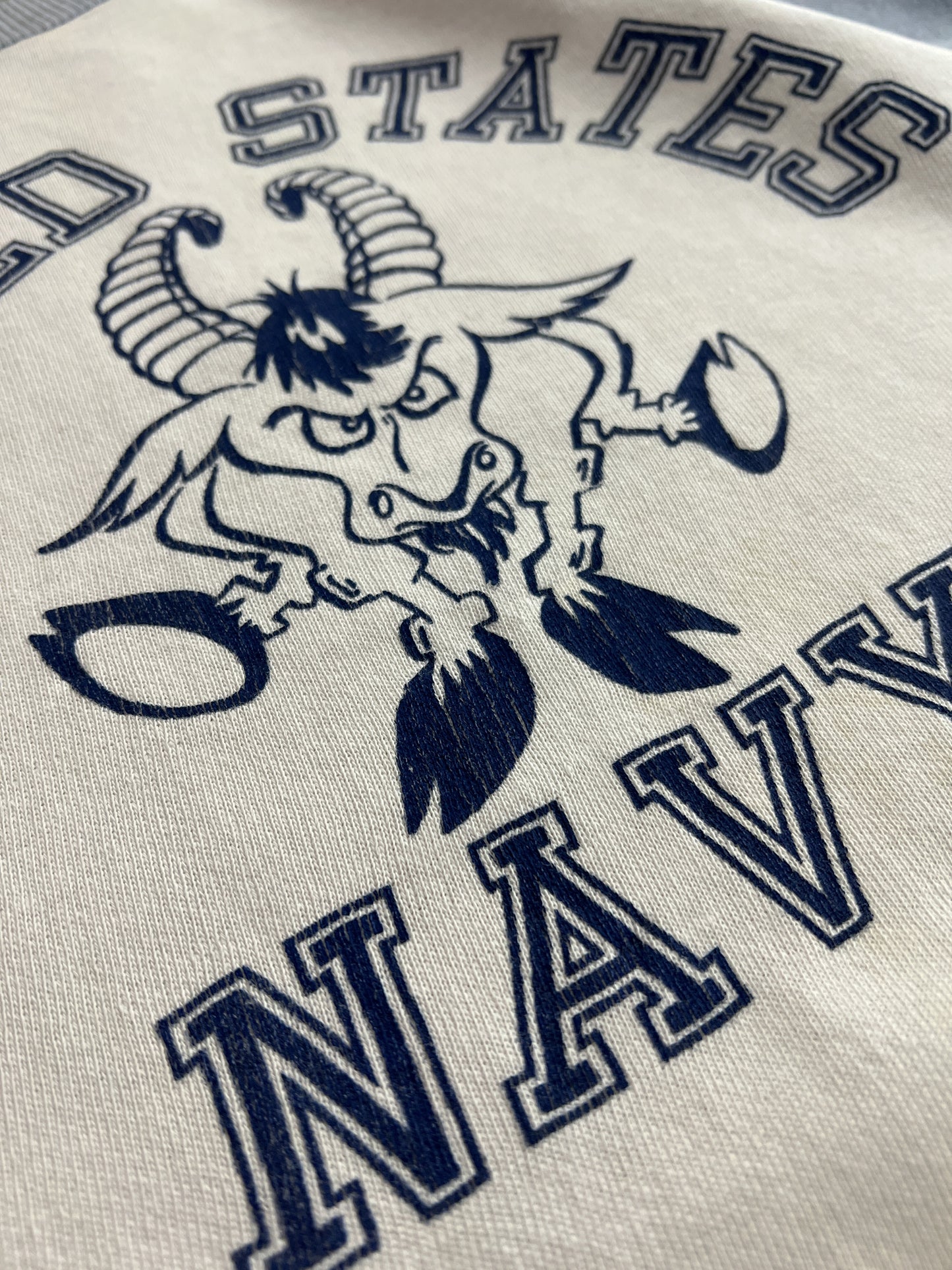 60’s/70’s USN Bust Through Short Sleeve Sweatshirt [S]