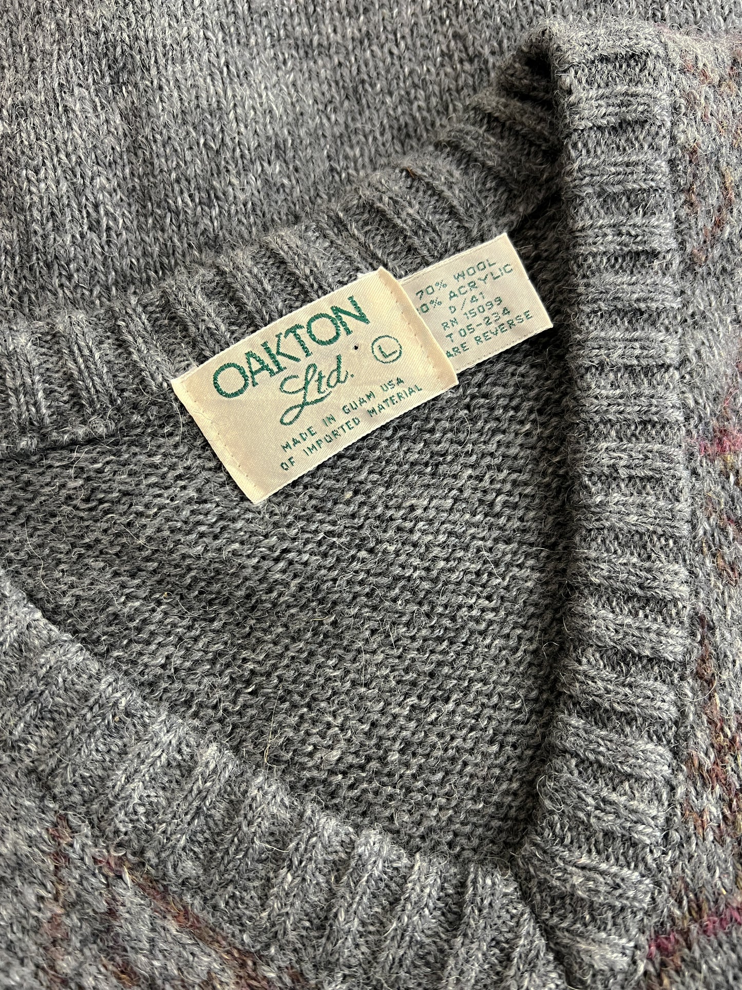 1960's Oakton Ltd Knit Vest [M/L]