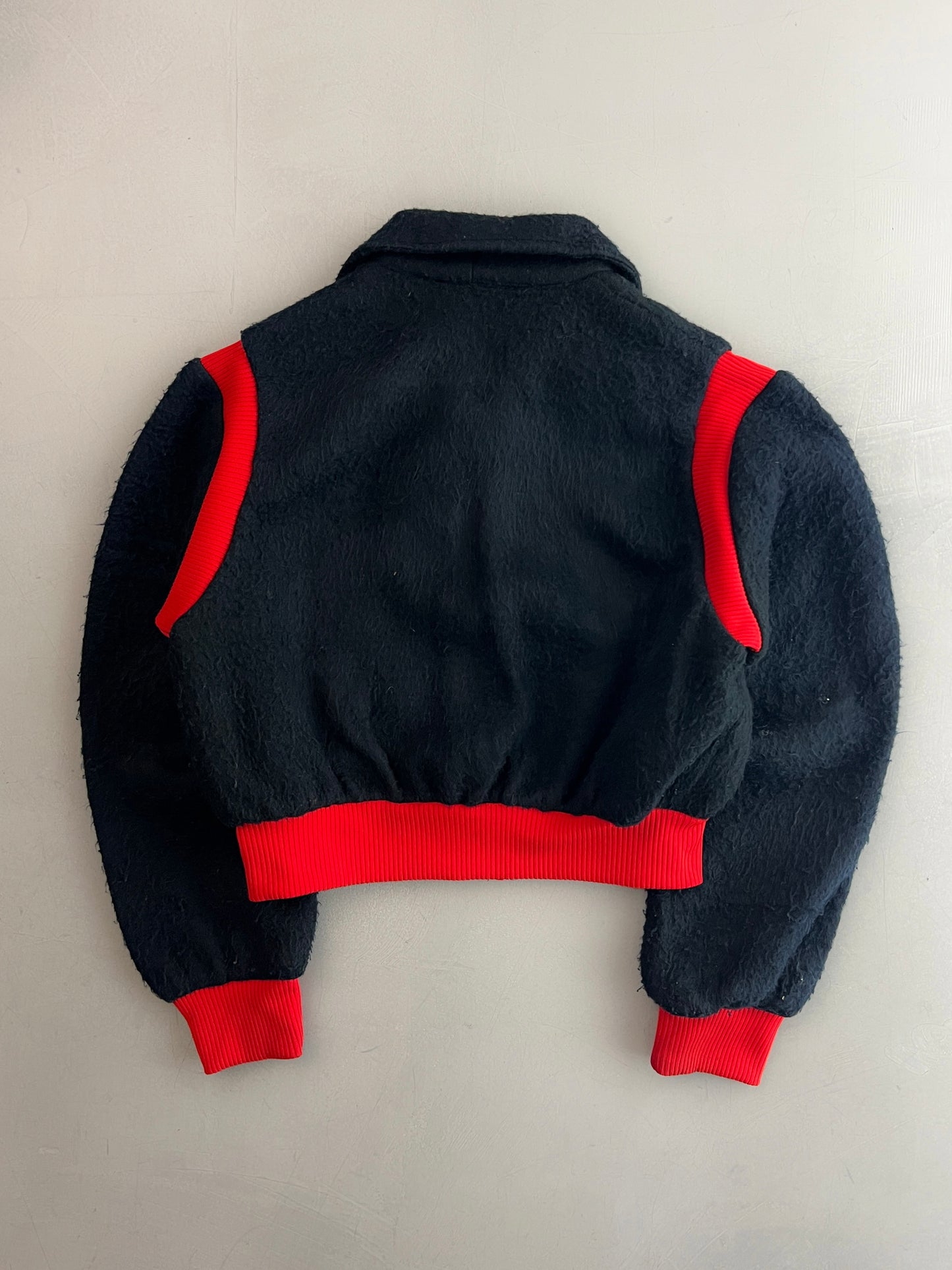 60's/70's Fleece Zip Jacket [XS]