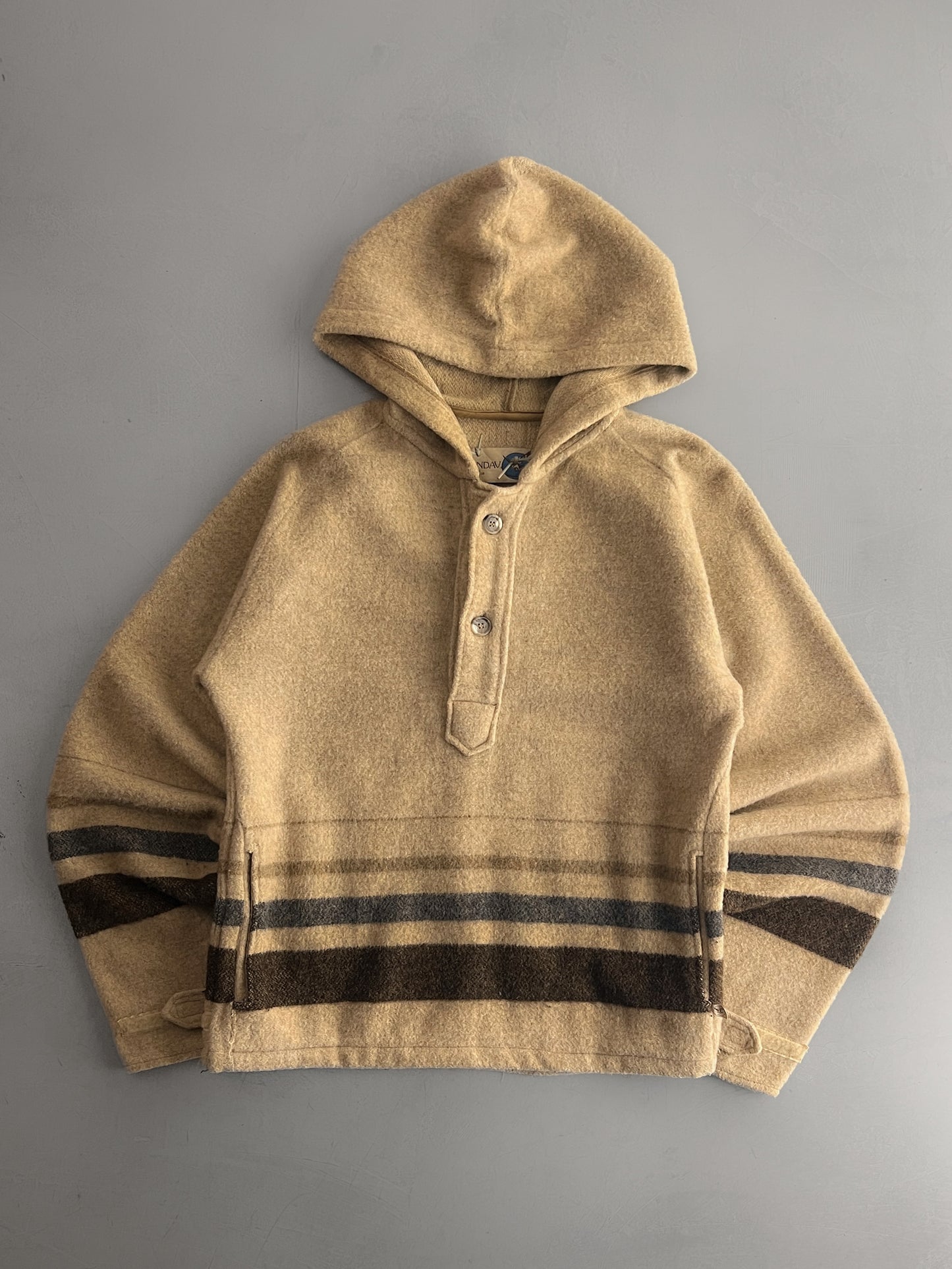 Landav Wool Hooded Pullover [S]