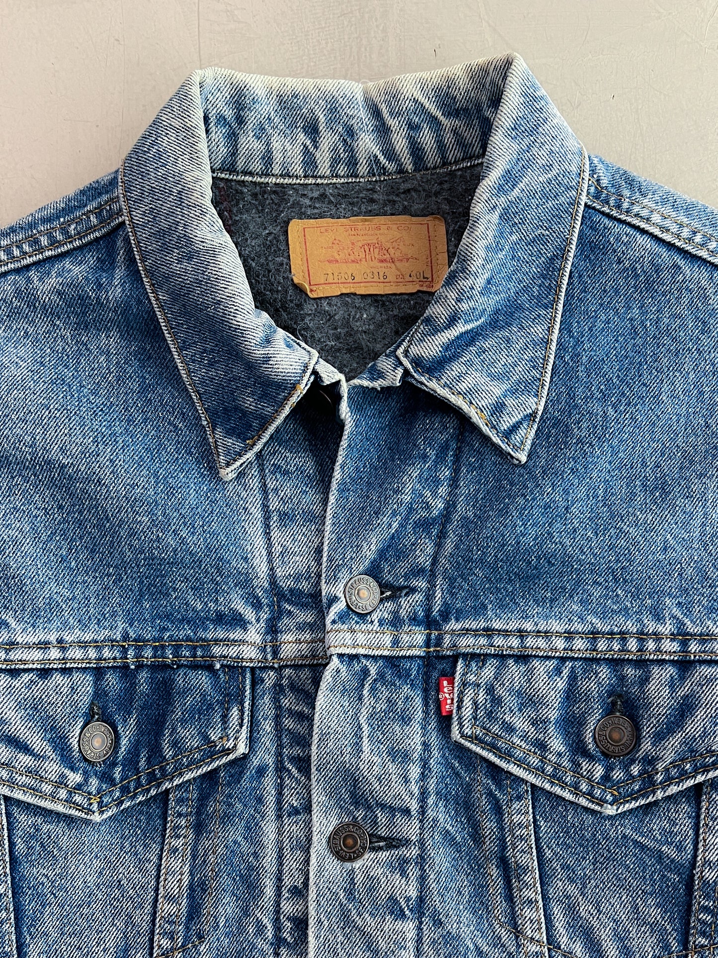 Made in USA Blanket Lined Levi's Trucker Jacket [M/L]