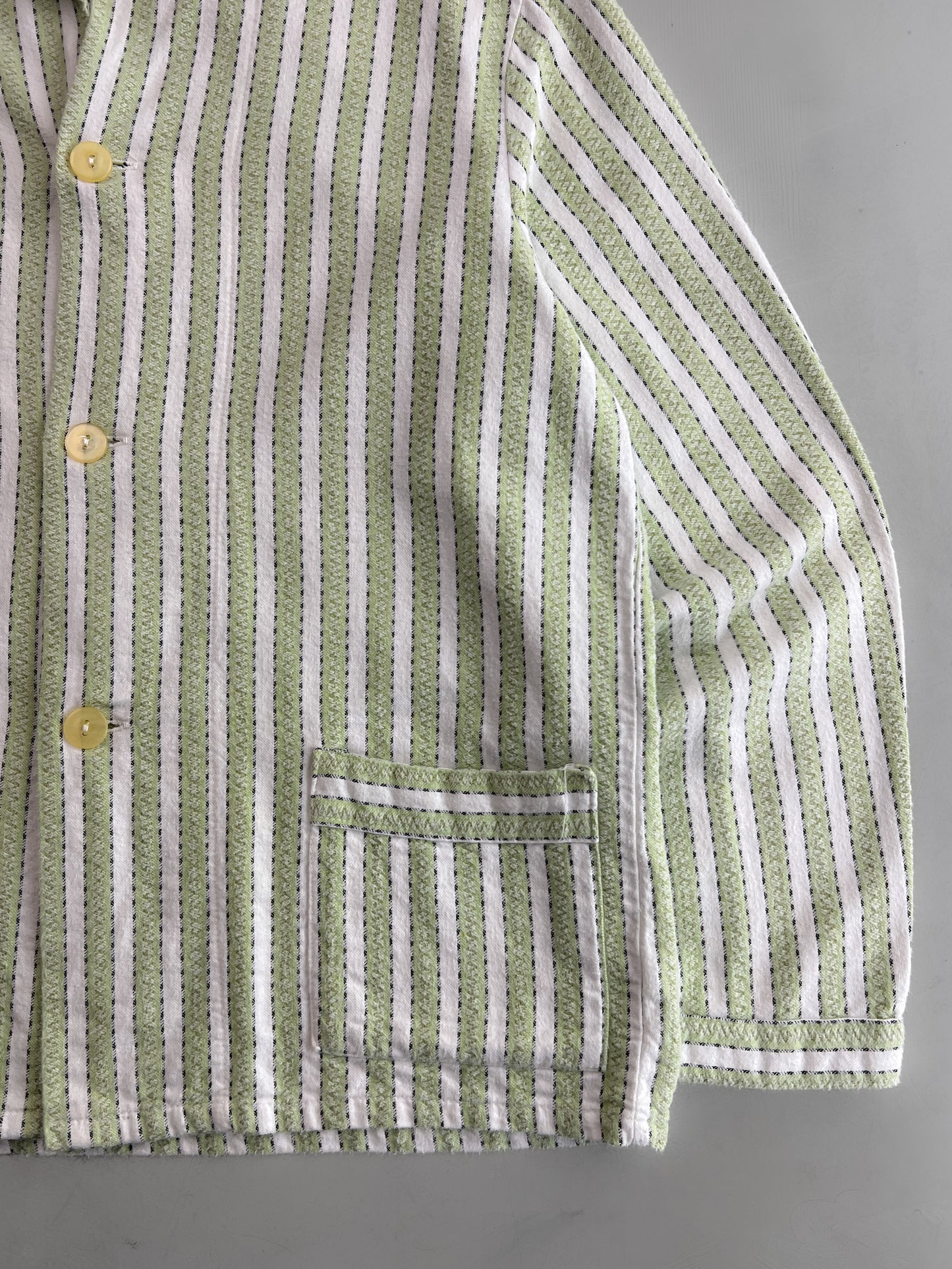 1970's Stripe Flannelette Shirt [M/L]