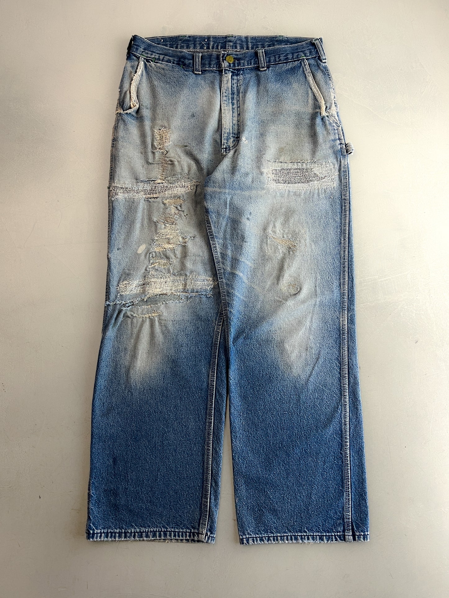 Thrashed 1960's Osh-Kosh Denim Carpenters [32"]