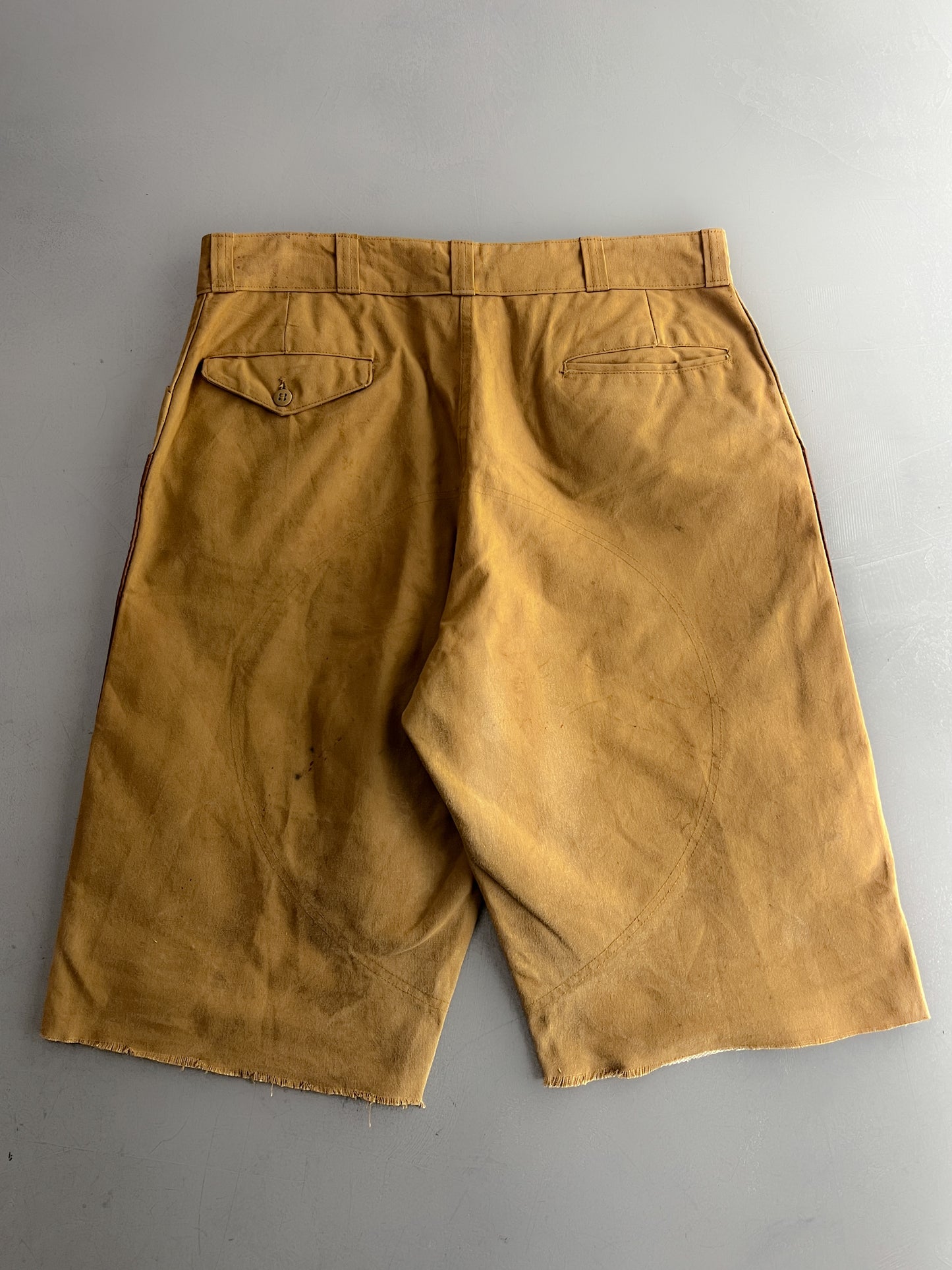 Chief Double Knee Canvas Shorts [34"]