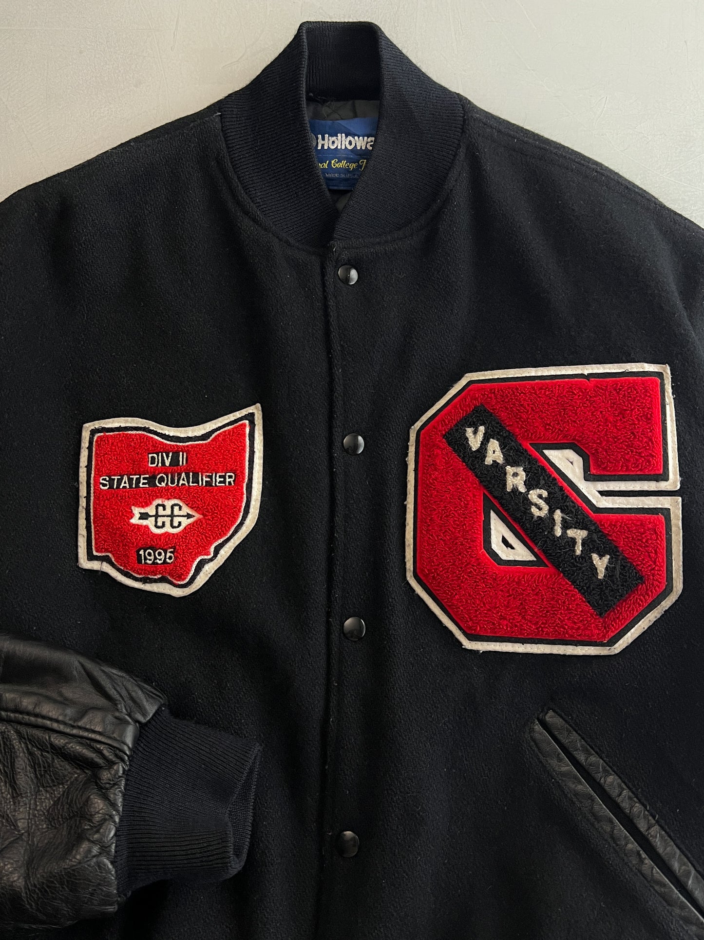 1990's Holloway Chainstitch Varsity Jacket [L/XL]