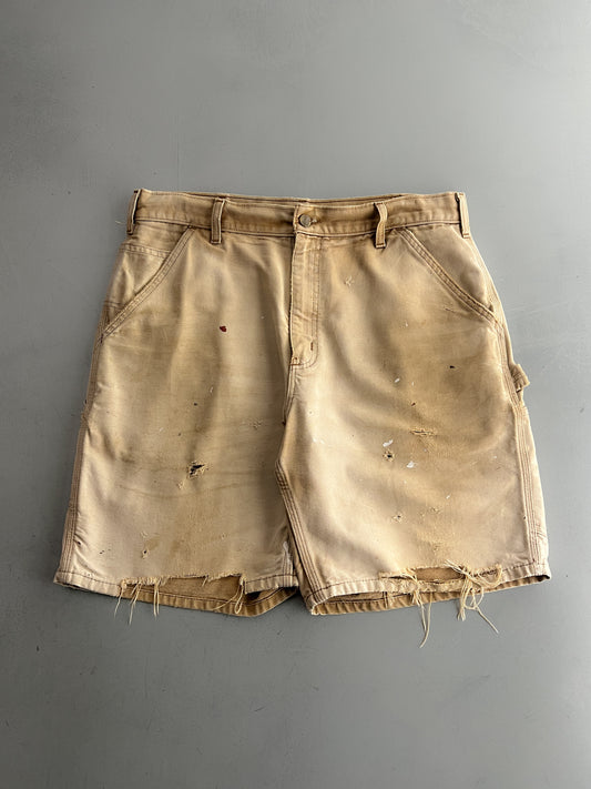 Thrashed Carhartt Carpenter Shorts [34"]