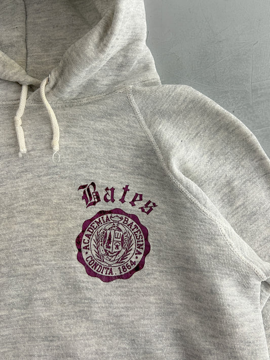 1960's Champion Blue Bar Bates Hooded Sweatshirt [S]