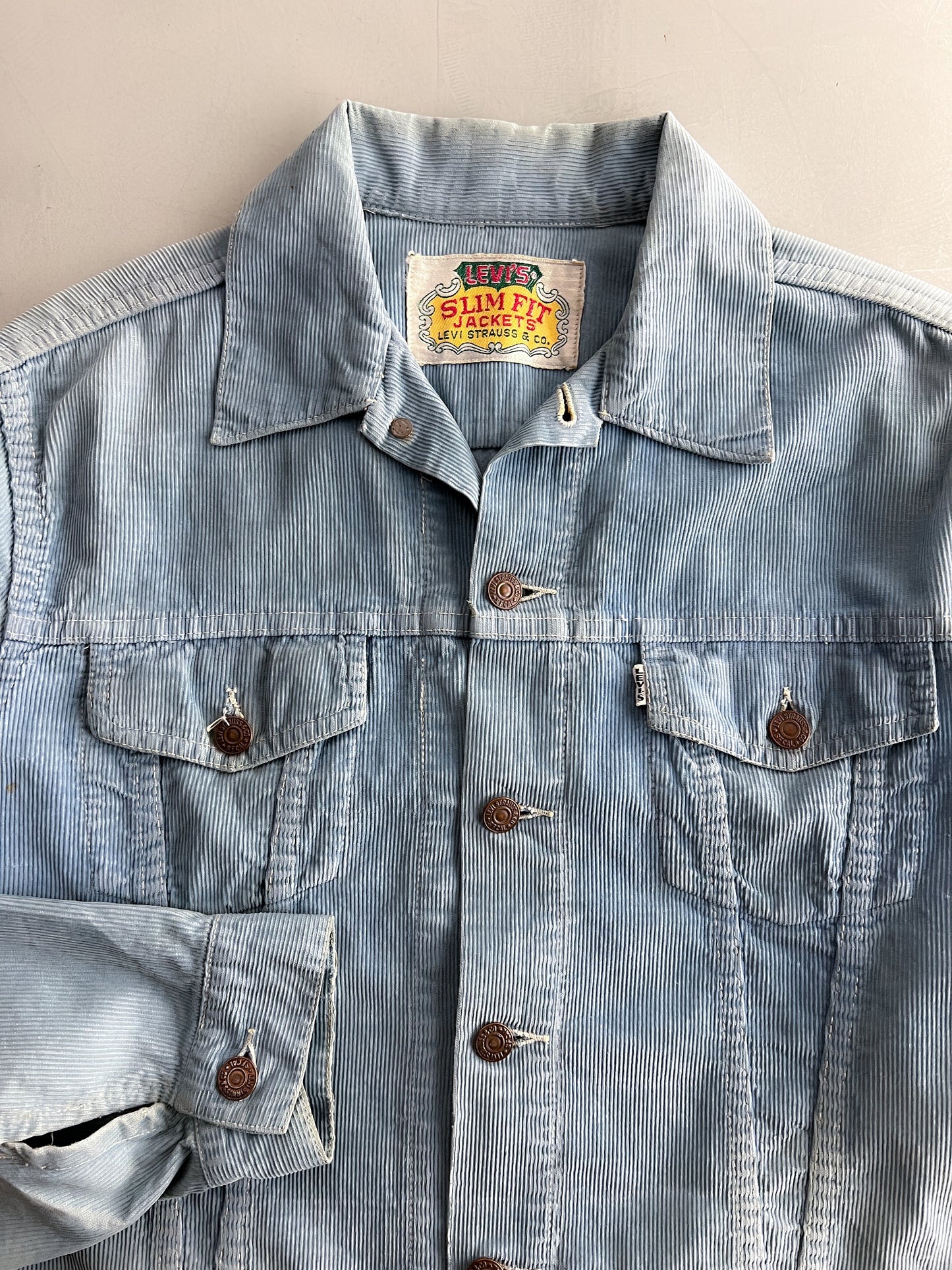 1970's Levis Big E Slim Fit Cord Jacket [M]