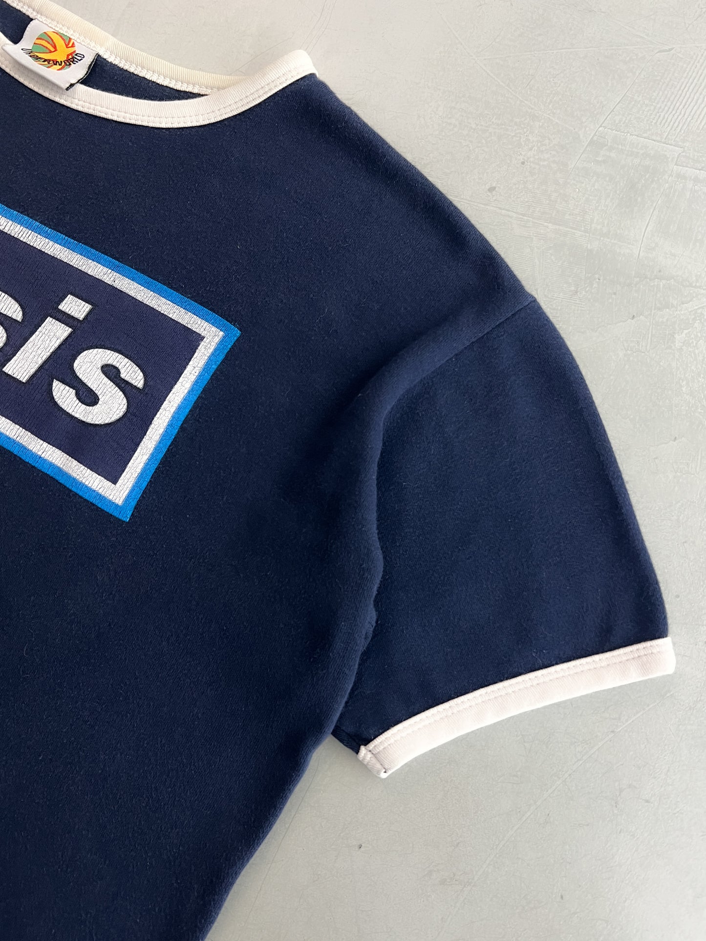 90's Oasis "Maine Road" Ringer Tee [XS]