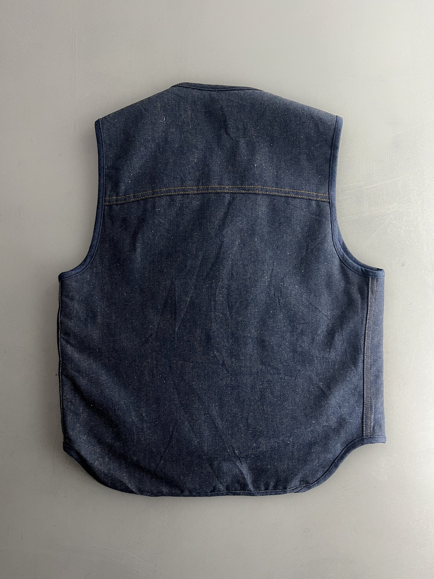 Sears Sherpa Lined Denim Vest [M]