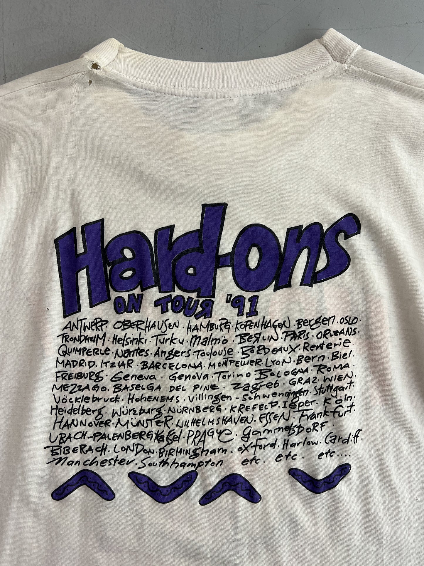 '91 Hard Ons Tour Tee [XL]