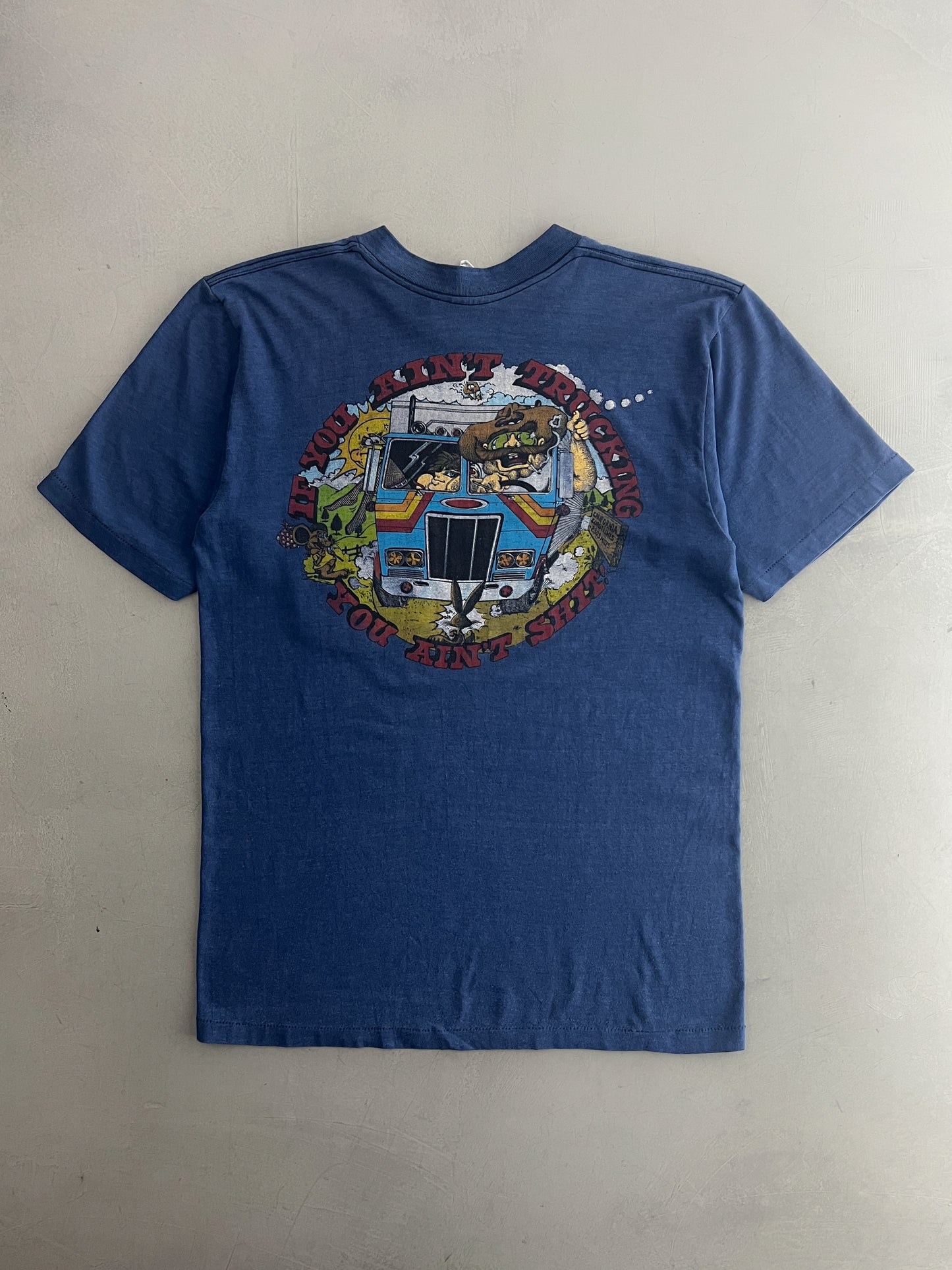 1980's If You Aint Trucking Pocket Tee [M-L]