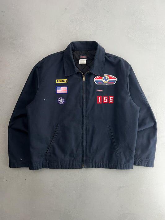 Patched Dickies Work Jacket [L]
