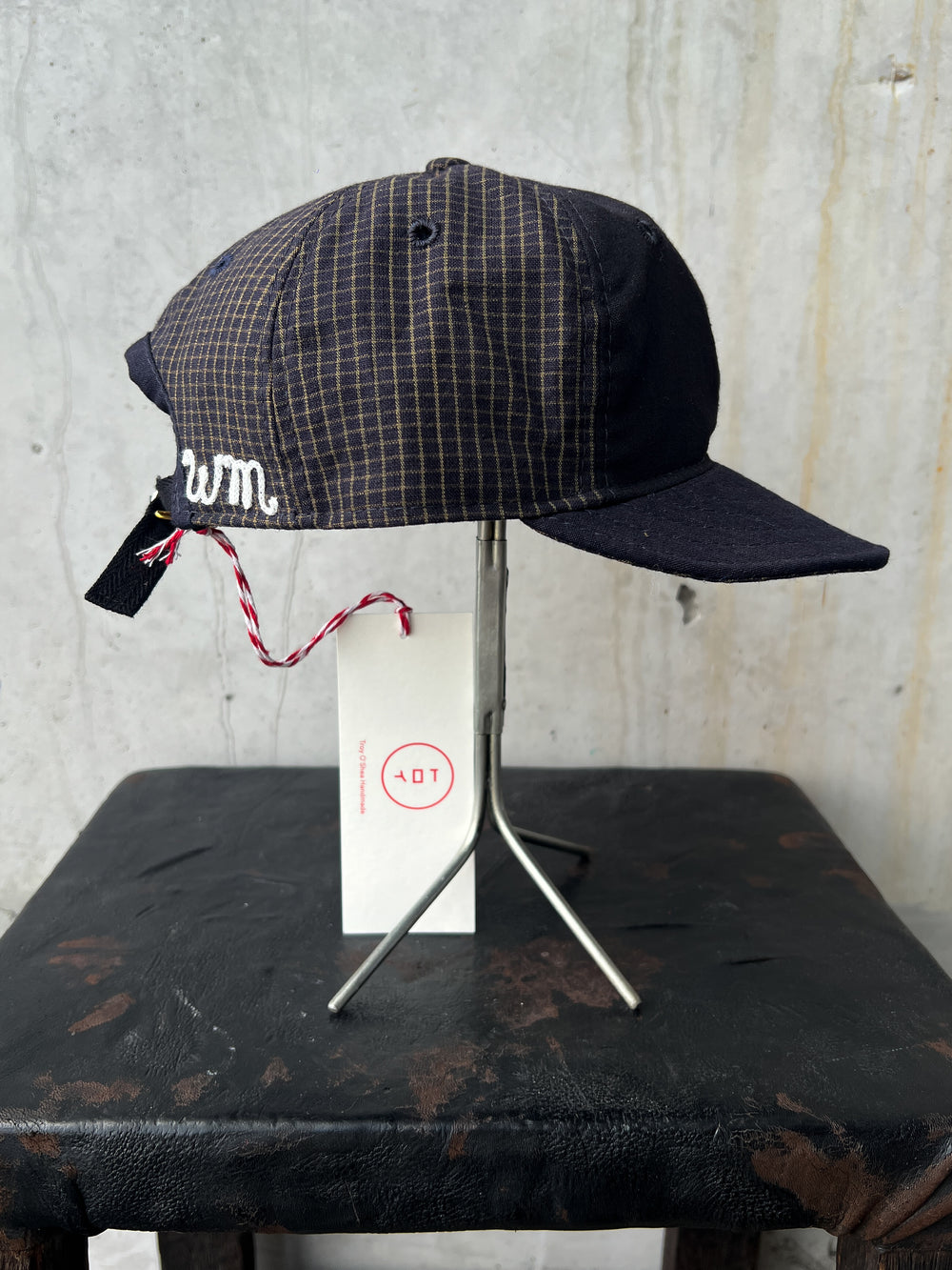 Early 20th c. Japanese Fabric 1930's Baseball Cap By Troy O'Shea Handmade [Adjustable]