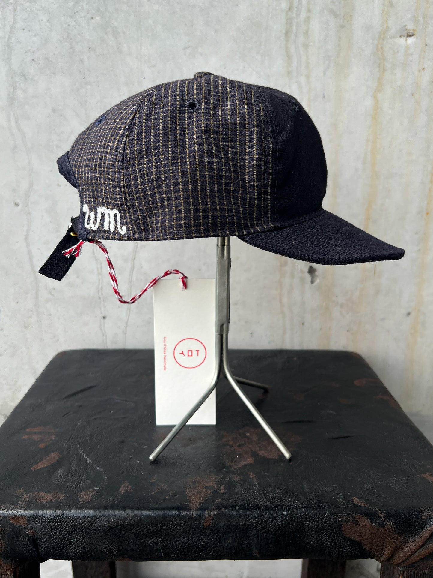 Early 20th c. Japanese Fabric 1930's Baseball Cap By Troy O'Shea Handmade [Adjustable]
