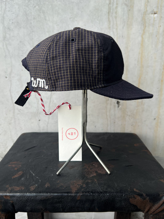 Early 20th c. Japanese Fabric 1930's Baseball Cap By Troy O'Shea Handmade [Adjustable]