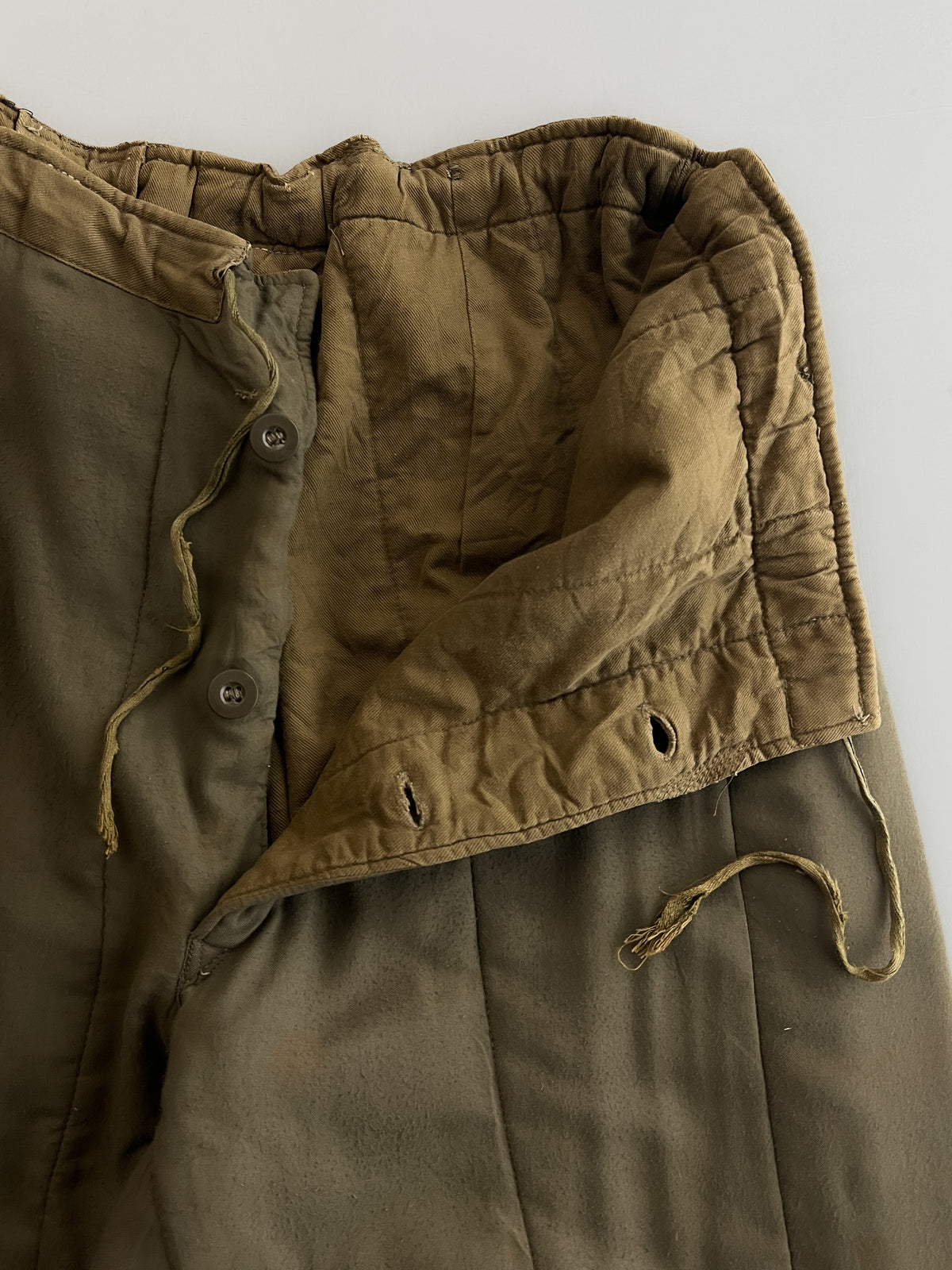 1960's Czech Army Quilted Trousers [28"-34"]