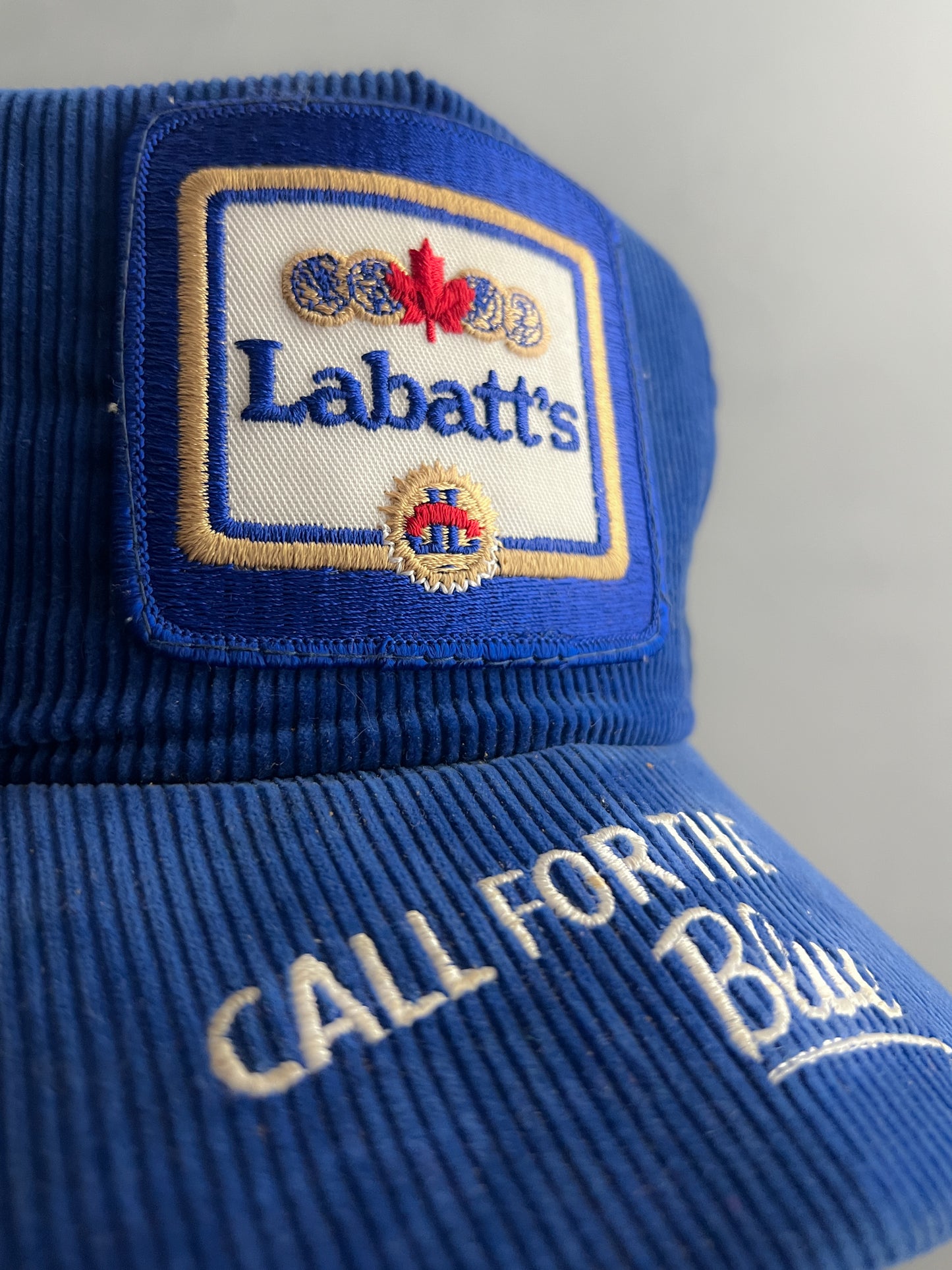 Labatts Beer Corduroy Trucker Cap
