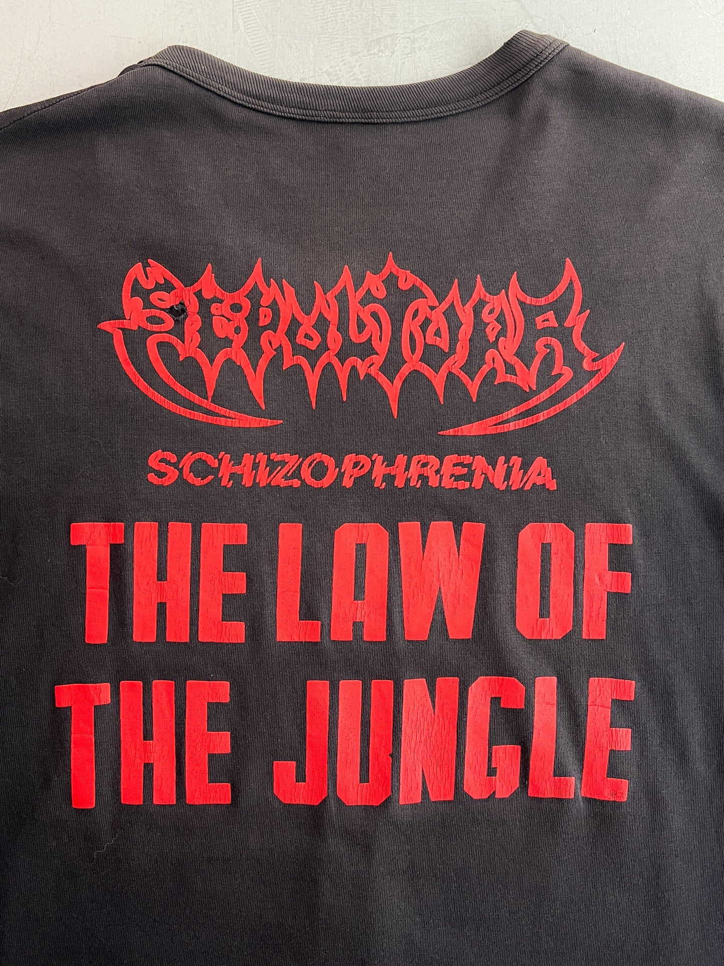 Late 80’s Sepultura Schizophrenia The Law Of The Jungle Tee [M]