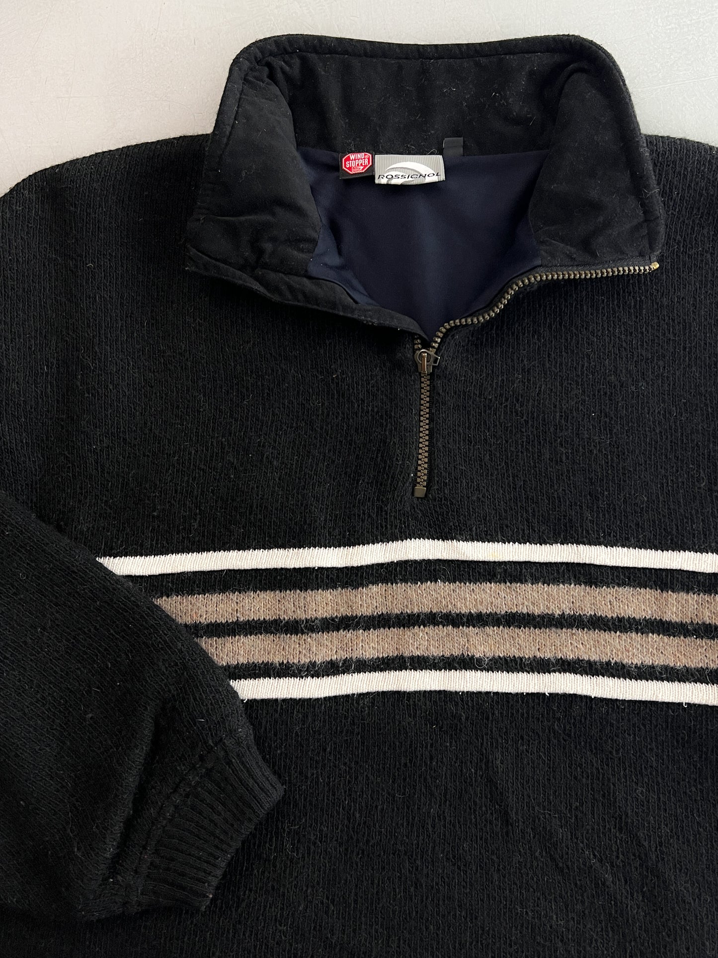 1990's Rossignol Ski Quarter Zip Windstopper [L]